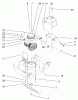 Rasenmäher 22260 - Toro Side Discharge Mower (SN: 230000001 - 230999999) (2003) Listas de piezas de repuesto y dibujos ENGINE AND BLADE ASSEMBLY