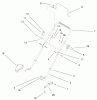 Rasenmäher 22260 - Toro Side Discharge Mower (SN: 240000001 - 240999999) (2004) Listas de piezas de repuesto y dibujos HANDLE ASSEMBLY