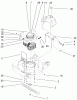 Rasenmäher 22260 - Toro Side Discharge Mower (SN: 99000001 - 99999999) (1999) Listas de piezas de repuesto y dibujos ENGINE & BLADE ASSEMBLY