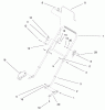 Rasenmäher 22260 - Toro Side Discharge Mower (SN: 99000001 - 99999999) (1999) Listas de piezas de repuesto y dibujos HANDLE ASSEMBLY