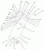 Rasenmäher 22261 - Toro Side Discharge Mower (SN: 220000001 - 220999999) (2002) Listas de piezas de repuesto y dibujos HANDLE ASSEMBLY