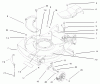 Rasenmäher 22261 - Toro Side Discharge Mower (SN: 220000001 - 220999999) (2002) Listas de piezas de repuesto y dibujos HOUSING ASSEMBLY