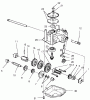 Rasenmäher 22261 - Toro Side Discharge Mower (SN: 9900001 - 9999999) (1999) Listas de piezas de repuesto y dibujos GEAR CASE ASSEMBLY