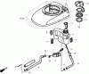 Rasenmäher 22270 - Toro 21" Lawn Mower (SN: 280000001 - 280999999) (2008) Listas de piezas de repuesto y dibujos FUEL TANK ASSEMBLY HONDA GSV190LA A3T