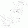 Rasenmäher 22270 - Toro 21" Lawn Mower (SN: 290000001 - 290999999) (2009) Listas de piezas de repuesto y dibujos HANDLE ASSEMBLY