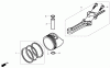 Rasenmäher 22271 - Toro 21" Lawn Mower (SN: 270000001 - 270999999) (2007) Listas de piezas de repuesto y dibujos PISTON AND CONNECTING ROD ASSEMBLY HONDA GSV190LA S3A