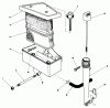 Rasenmäher 22510 - Toro Walk-Behind Mower (SN: 8000001 - 8999999) (1988) Listas de piezas de repuesto y dibujos AIR CLEANER & OIL FILL TUBE ASSEMBLY MODEL NO. VMH7