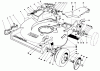 Rasenmäher 22525 - Toro Walk-Behind Mower (SN: 7000001 - 7999999) (1987) Listas de piezas de repuesto y dibujos HOUSING ASSEMBLY (MODEL NO. 22525)