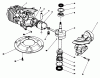 Rasenmäher 22580 - Toro Walk-Behind Mower (SN: 0000001 - 0999999) (1990) Listas de piezas de repuesto y dibujos CRANKSHAFT ASSEMBLY (MODEL NO. 47PK9-3)