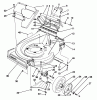 Rasenmäher 22581 - Toro Walk-Behind Mower (SN: 1000001 - 1999999) (1991) Listas de piezas de repuesto y dibujos HOUSING & WHEEL ASSEMBLY