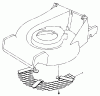 Rasenmäher 22581 - Toro Walk-Behind Mower (SN: 1000001 - 1999999) (1991) Listas de piezas de repuesto y dibujos LEAF SHREDDER MODEL NO. 59180