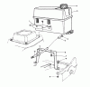 Rasenmäher 22621 - Toro Walk-Behind Mower (SN: 0000001 - 0999999) (1990) Listas de piezas de repuesto y dibujos GAS TANK ASSEMBLY