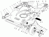 Rasenmäher 22621 - Toro Walk-Behind Mower (SN: 0000001 - 0999999) (1990) Listas de piezas de repuesto y dibujos HOUSING ASSEMBLY (MODEL 22621)