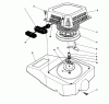 Rasenmäher 22622 - Toro Walk-Behind Mower (SN: 0000001 - 0999999) (1990) Listas de piezas de repuesto y dibujos RECOIL ASSEMBLY (ENGINE MODEL NO. VMH7-4)