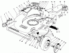 Rasenmäher 22622 - Toro Walk-Behind Mower (SN: 2000001 - 2999999) (1992) Listas de piezas de repuesto y dibujos HOUSING ASSEMBLY (MODEL 22621)