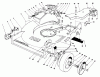 Rasenmäher 22621 - Toro Walk-Behind Mower (SN: 1000001 - 1999999) (1991) Listas de piezas de repuesto y dibujos HOUSING ASSEMBLY (MODEL 22622)