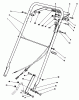 Rasenmäher 22621 - Toro Walk-Behind Mower (SN: 9000001 - 9999999) (1989) Listas de piezas de repuesto y dibujos HANDLE ASSEMBLY