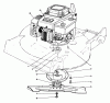 Rasenmäher 22621C - Toro Walk-Behind Mower (SN: 9000001 - 9999999) (1989) Listas de piezas de repuesto y dibujos ENGINE ASSEMBLY