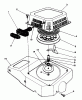 Rasenmäher 22621C - Toro Walk-Behind Mower (SN: 9000001 - 9999999) (1989) Listas de piezas de repuesto y dibujos ENGINE ASSEMBLY MODEL NO. VMJ-8 #1