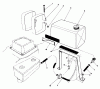 Rasenmäher 22623 - Toro Walk-Behind Mower (SN: 7000001 - 7999999) (1987) Listas de piezas de repuesto y dibujos GAS TANK ASSEMBLY