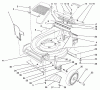 Rasenmäher 22623 - Toro Walk-Behind Mower (SN: 7000001 - 7999999) (1987) Listas de piezas de repuesto y dibujos HOUSING ASSEMBLY