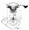 Rasenmäher 22623 - Toro Walk-Behind Mower (SN: 7000001 - 7999999) (1987) Listas de piezas de repuesto y dibujos RECOIL ASSEMBLY