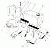 Rasenmäher 22700C - Toro Walk-Behind Mower (SN: 8000001 - 8999999) (1988) Listas de piezas de repuesto y dibujos GAS TANK ASSEMBLY