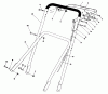 Rasenmäher 22700 - Toro Walk-Behind Mower (SN: 1000001 - 1999999) (1991) Listas de piezas de repuesto y dibujos HANDLE ASSEMBLY