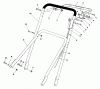 Rasenmäher 22700 - Toro Walk-Behind Mower (SN: 2000001 - 2999999) (1992) Listas de piezas de repuesto y dibujos HANDLE ASSEMBLY