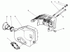 Rasenmäher 22700 - Toro Walk-Behind Mower (SN: 2000001 - 2999999) (1992) Listas de piezas de repuesto y dibujos MUFFLER ASSEMBLY (MODEL NO. 47PM1-3)