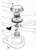 Rasenmäher 22700 - Toro Walk-Behind Mower (SN: 2000001 - 2999999) (1992) Listas de piezas de repuesto y dibujos RECOIL ASSEMBLY (MODEL NO. 47PM1-3)