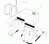 Rasenmäher 22700B - Toro 21" Side Discharge Mower (SN: 49000001 - 49999999) (1994) Listas de piezas de repuesto y dibujos GAS TANK ASSEMBLY