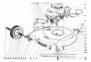 Rasenmäher 23000 - Toro Whirlwind Walk-Behind Mower (SN: 3000001 - 3999999) (1973) Listas de piezas de repuesto y dibujos HOUSING ASSEMBLY H. P. MODEL