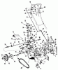 Rasenmäher 23100 - Toro Walk-Behind Mower (SN: 4000001 - 4999999) (1964) Listas de piezas de repuesto y dibujos 21" WHIRLWIND HEVI-DUTY SELF PROPELLED MOWER PARTS LIST