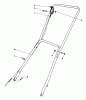 Rasenmäher 23022 - Toro Walk-Behind Mower (SN: 2000001 - 2999999) (1982) Listas de piezas de repuesto y dibujos HANDLE ASSEMBLY