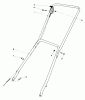 Rasenmäher 23022 - Toro Walk-Behind Mower (SN: 3000001 - 3999999) (1983) Listas de piezas de repuesto y dibujos HANDLE ASSEMBLY