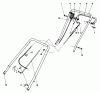 Rasenmäher 23158 - Toro Walk-Behind Mower (SN: 3000001 - 3999999) (1983) Listas de piezas de repuesto y dibujos HANDLE ASSEMBLY