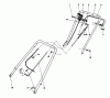 Rasenmäher 23158 - Toro Walk-Behind Mower (SN: 9000001 - 9999999) (1979) Listas de piezas de repuesto y dibujos HANDLE ASSEMBLY