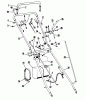 Rasenmäher 23201 - Toro Whirlwind Walk-Behind Mower (SN: 0000001 - 0999999) (1970) Listas de piezas de repuesto y dibujos 25" & 34" HANDLE ASSEMBLY