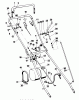 Rasenmäher 23205 - Toro Whirlwind Walk-Behind Mower (SN: 6000001 - 6999999) (1976) Listas de piezas de repuesto y dibujos HANDLE ASSEMBLY