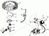 Rasenmäher 23267 - Toro Walk-Behind Mower (SN: 0000001 - 0999999) (1980) Listas de piezas de repuesto y dibujos MAGNETO MODEL NO. 610689A