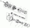 Compact Utility Attachments 22459 - Toro Trencher Head, Dingo Compact Utility Loader (SN: 220000001 - 220999999) (2002) Listas de piezas de repuesto y dibujos HYDRAULIC MOTOR ASSEMBLY NO. 104-1946