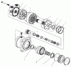 Compact Utility Attachments 22459 - Toro Trencher Head, Dingo Compact Utility Loader (SN: 210000001 - 210999999) (2001) Listas de piezas de repuesto y dibujos HYDRAULIC MOTOR ASSEMBLY NO. 104-1946