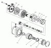 Compact Utility Attachments 22459 - Toro Trencher Head, Dingo Compact Utility Loader (SN: 240000001 - 240999999) (2004) Listas de piezas de repuesto y dibujos HYDRAULIC MOTOR ASSEMBLY NO. 104-1946