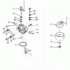 Rasenmäher 23370 - Toro 21" Whirlwind Hevi-Duty Walk-Behind Mower (SN: 8000001 - 8999999) (1978) Listas de piezas de repuesto y dibujos CARBURETOR NO. 632074