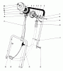 Rasenmäher 23370 - Toro 21" Whirlwind Hevi-Duty Walk-Behind Mower (SN: 8000001 - 8999999) (1978) Listas de piezas de repuesto y dibujos HANDLE ASSEMBLY