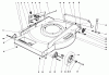 Rasenmäher 23400 - Toro Walk-Behind Mower (SN: 2000001 - 2999999) (1982) Listas de piezas de repuesto y dibujos MOWER HOUSING ASSEMBLY