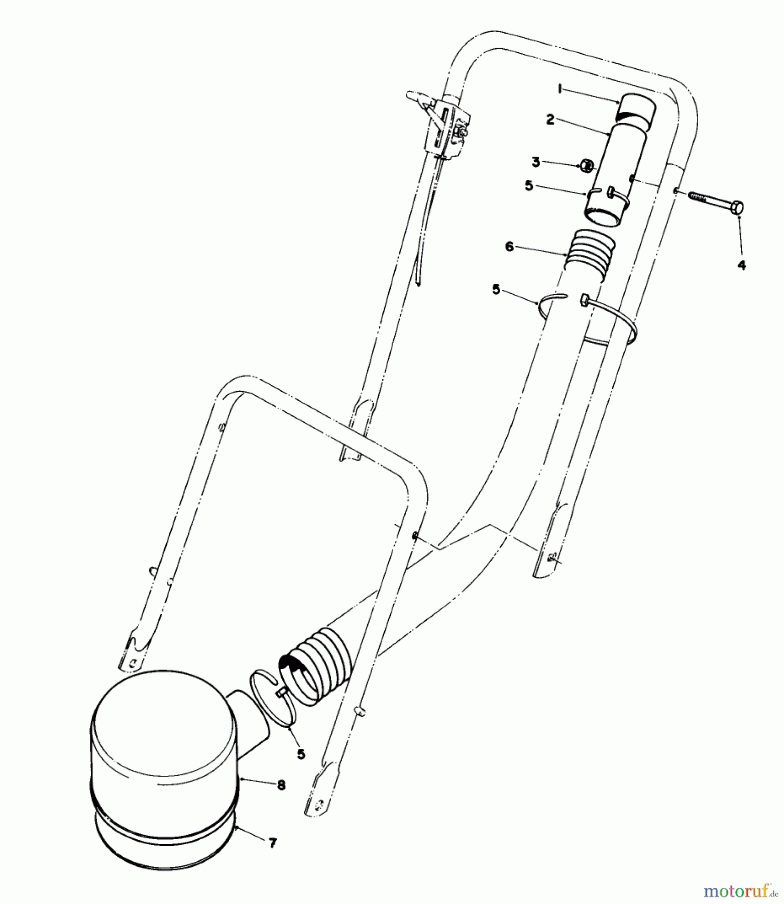  Rasenmäher 23400 - Toro Walk-Behind Mower (SN: 2000001 - 2999999) (1982) REMOTE AIR CLEANER KIT NO. 43-6940 (OPTIONAL)