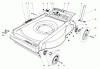 Rasenmäher 23450 - Toro Walk-Behind Mower (SN: 0000001 - 0999999) (1980) Listas de piezas de repuesto y dibujos MOWER HOUSING ASSEMBLY