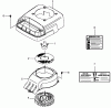 Rasenmäher 455E - Toro 21" Heavy-Duty Walk-Behind Rotary Mower (SN: 290000001 - 290999999) (2009) Listas de piezas de repuesto y dibujos COOLING EQUIPMENT ASSEMBLY